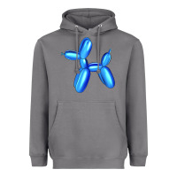 Storm Blue Dog Balloon Heavyweight Hoodie - Artiststas