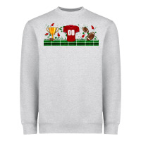 Heather Grey trophy cup american football uniform libbey glass Heavyweight Sweatshirt - BundleAndBundleShop