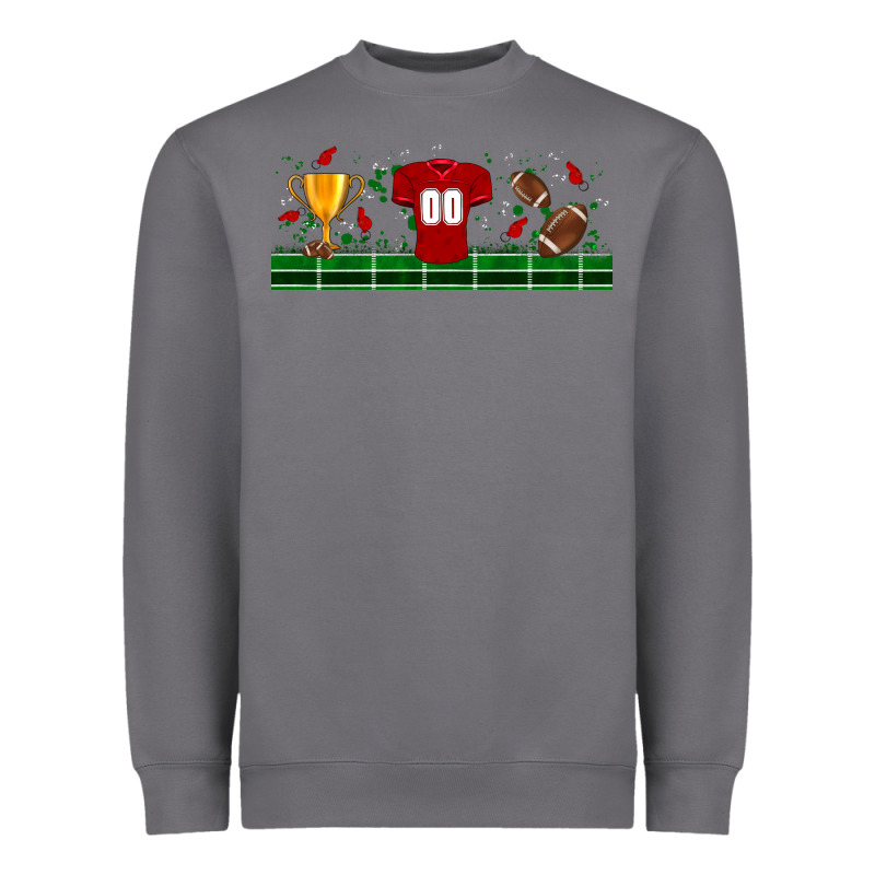 Trophy Cup American Football Uniform Libbey Glass Heavyweight Sweatshirt by BundleAndBundleShop | Teevron
