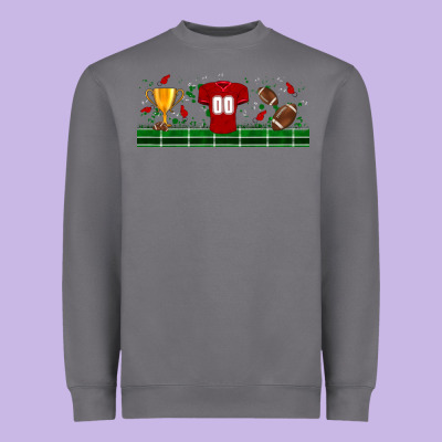 Trophy Cup American Football Uniform Libbey Glass Heavyweight Sweatshirt Designed By Bundleandbundleshop