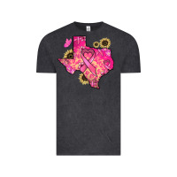 Vintage Black Texas map Cancer Vintage Tee - HowdyJamesFarm