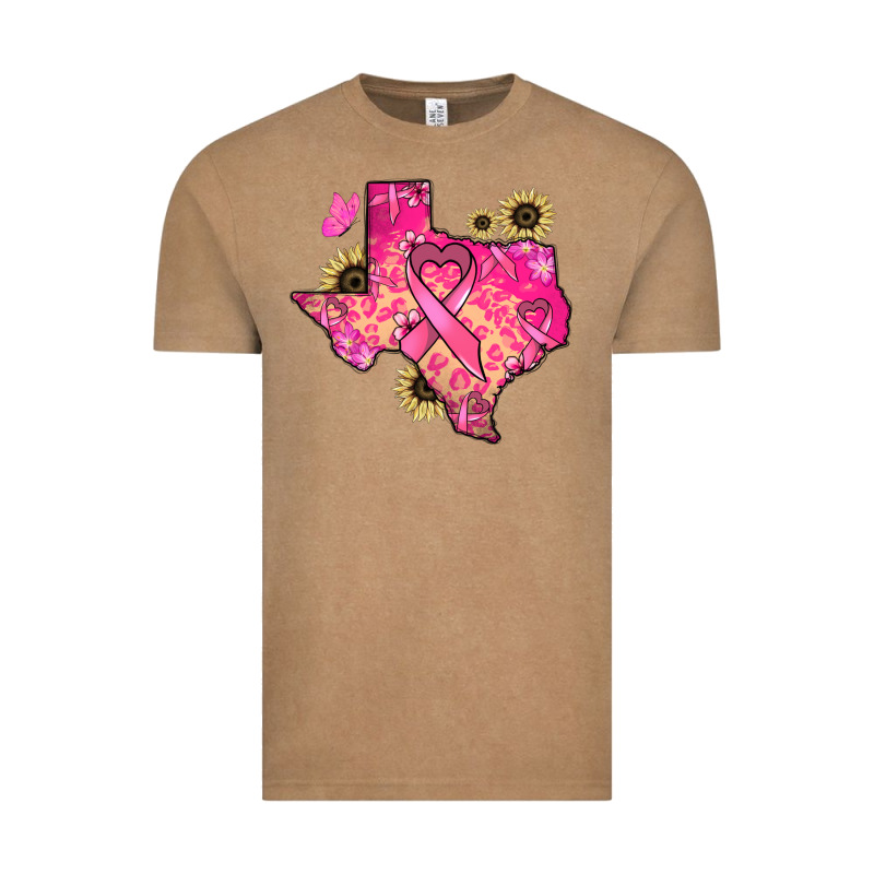 Texas Map Cancer Vintage Tee by HowdyJamesFarm | Teevron