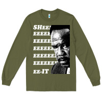 Army Green clay davis quotsheeeeeeitquot 3  t travel Long Sleeve Tee - lanVoArt