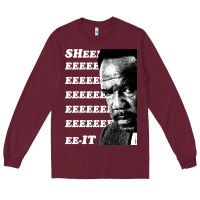 Burgundy clay davis quotsheeeeeeitquot 3  t travel Long Sleeve Tee - lanVoArt