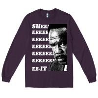 Plum clay davis quotsheeeeeeitquot 3  t travel Long Sleeve Tee - lanVoArt