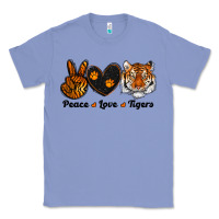 Colony Blue peace love tigers Classic Tee - RanaPortraitStore