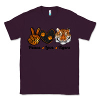 Plum peace love tigers Classic Tee - RanaPortraitStore
