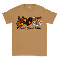 Toasted Coconut peace love tigers Classic Tee - RanaPortraitStore