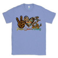 Colony Blue peace love anchors Classic Tee - RacoonDesign