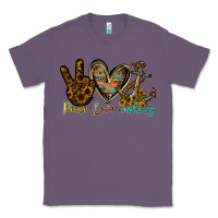Lavender peace love anchors Classic Tee - RacoonDesign