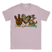 Lilac peace love anchors Classic Tee - RacoonDesign