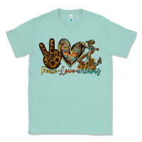 Seafoam peace love anchors Classic Tee - RacoonDesign