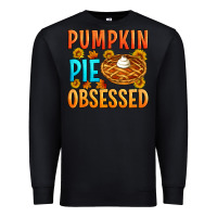 Black Pumpkin pie obsessed Premium Sweatshirt - Artiststas