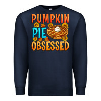 Navy Pumpkin pie obsessed Premium Sweatshirt - Artiststas