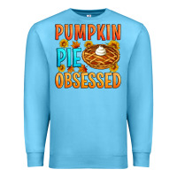 Ocean Blue Pumpkin pie obsessed Premium Sweatshirt - Artiststas
