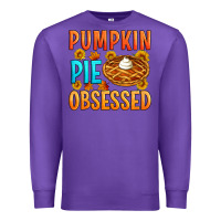 Purple Pumpkin pie obsessed Premium Sweatshirt - Artiststas