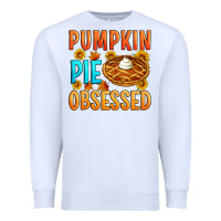 White Pumpkin pie obsessed Premium Sweatshirt - Artiststas