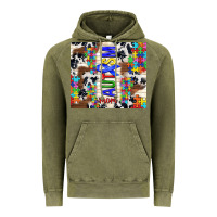 Vintage Olive autism mom puzzle ribbon Vintage Hoodie - TumblerDesignByShophia