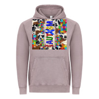 Vintage Zinc autism mom puzzle ribbon Vintage Hoodie - TumblerDesignByShophia