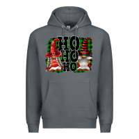 Rock Ho Ho Ho Christmas Gnomes Premium Hoodie - FaDigitalArtStudio