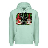 Ho Ho Ho Christmas Gnomes Premium Hoodie | Teevron