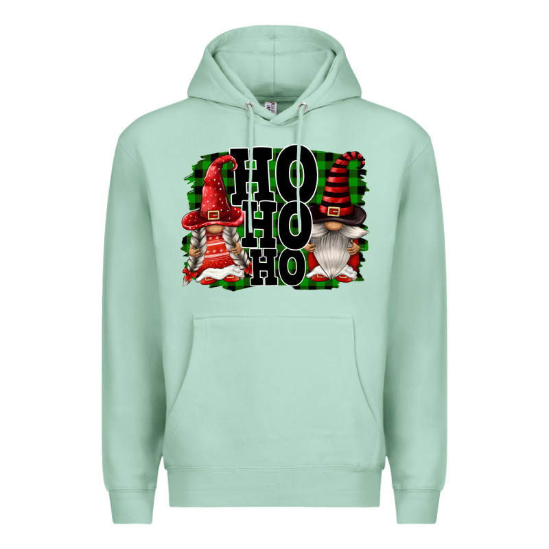 Ho Ho Ho Christmas Gnomes Premium Hoodie by FaDigitalArtStudio | Teevron