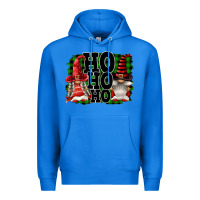 True Royal Ho Ho Ho Christmas Gnomes Premium Hoodie - FaDigitalArtStudio