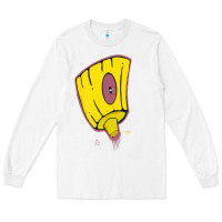 White Hot Trend Graffiti Spray Paint Tip Art Street Art Urban 80S 90S Hiphop Long Sleeve Tee - lanVoArt