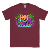 Burgundy Hot wife summer Classic Tee - NancyCooperArtShop