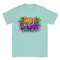 Seafoam Hot wife summer Classic Tee - NancyCooperArtShop