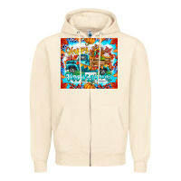 Sandshell happy thanksgiving Zipper Hoodie - CowhideDigitalArt