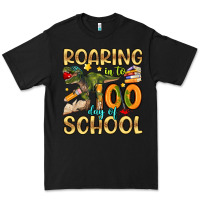 Black roaring in to 100 day of school Premium Tee - Artiststas