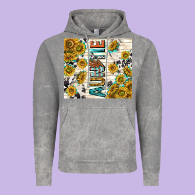 Auntie With Lightning Bolt Vintage Hoodie Designed By Tumblerdesignbyshophia