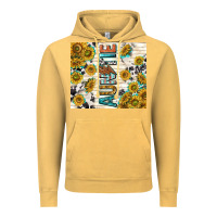 Vintage Mustard auntie with lightning bolt Vintage Hoodie - TumblerDesignByShophia