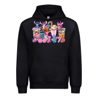 Black stitch and lilo pink christmas coffee cups Urban Hoodie - AdoDesignShop