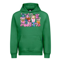 Emerald stitch and lilo pink christmas coffee cups Urban Hoodie - AdoDesignShop