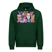 Forest Green stitch and lilo pink christmas coffee cups Urban Hoodie - AdoDesignShop