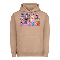 Pigment Burro stitch and lilo pink christmas coffee cups Urban Hoodie - AdoDesignShop