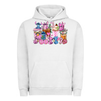 Pigment Lunar Rock stitch and lilo pink christmas coffee cups Urban Hoodie - AdoDesignShop