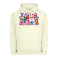 Pigment Pistachio stitch and lilo pink christmas coffee cups Urban Hoodie - AdoDesignShop