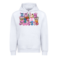 White stitch and lilo pink christmas coffee cups Urban Hoodie - AdoDesignShop