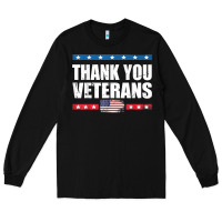 Black Shirts For Veterans, Thank You Veterans Shirt Veterans Day Long Sleeve Tee - lanVoArt