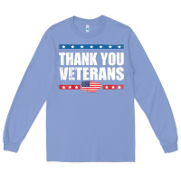 Colony Blue Shirts For Veterans, Thank You Veterans Shirt Veterans Day Long Sleeve Tee - lanVoArt