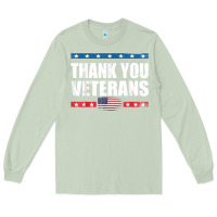 Matcha Shirts For Veterans, Thank You Veterans Shirt Veterans Day Long Sleeve Tee - lanVoArt