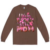 Chestnut i wear pink for my mom Long Sleeve Tee - CowGirlArtShop
