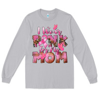 Moon Dust i wear pink for my mom Long Sleeve Tee - CowGirlArtShop