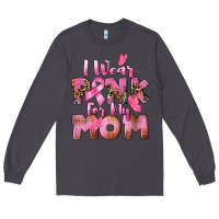 Smoke i wear pink for my mom Long Sleeve Tee - CowGirlArtShop