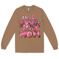Toasted Coconut i wear pink for my mom Long Sleeve Tee - CowGirlArtShop