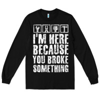 Black construction crew funny contractor gift premium t shirt Long Sleeve Tee - lanVoArt