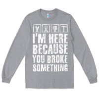 Heather Grey construction crew funny contractor gift premium t shirt Long Sleeve Tee - lanVoArt